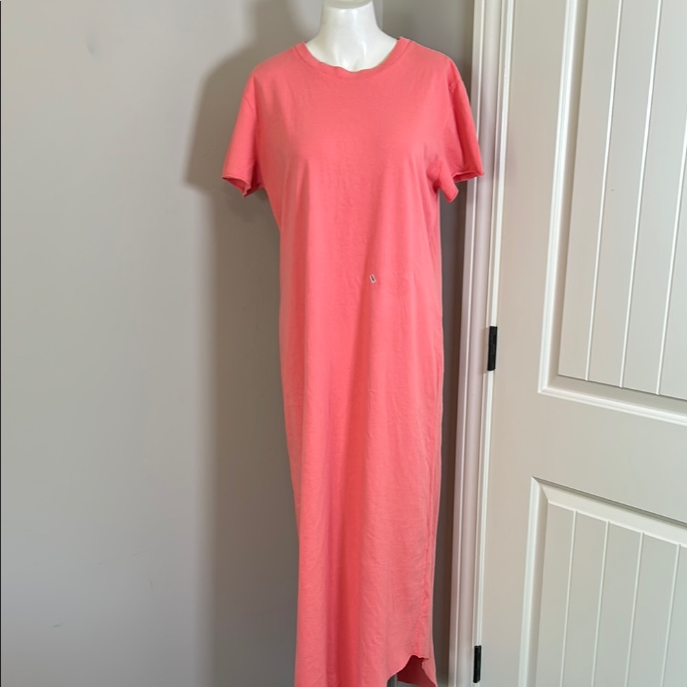 Frank & Eileen Pink Short-Sleeve Midi Dress - Picture 3 of 13